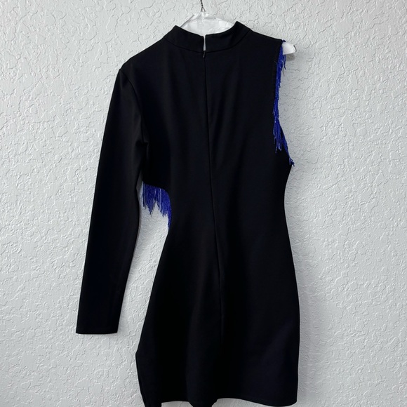 STAUD - Kirsten Womens Beaded Mini Mini Dress Women’s Med - Picture 7 of 8